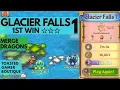 Merge Dragons Glacier Falls 1 1st Win 3 Stars