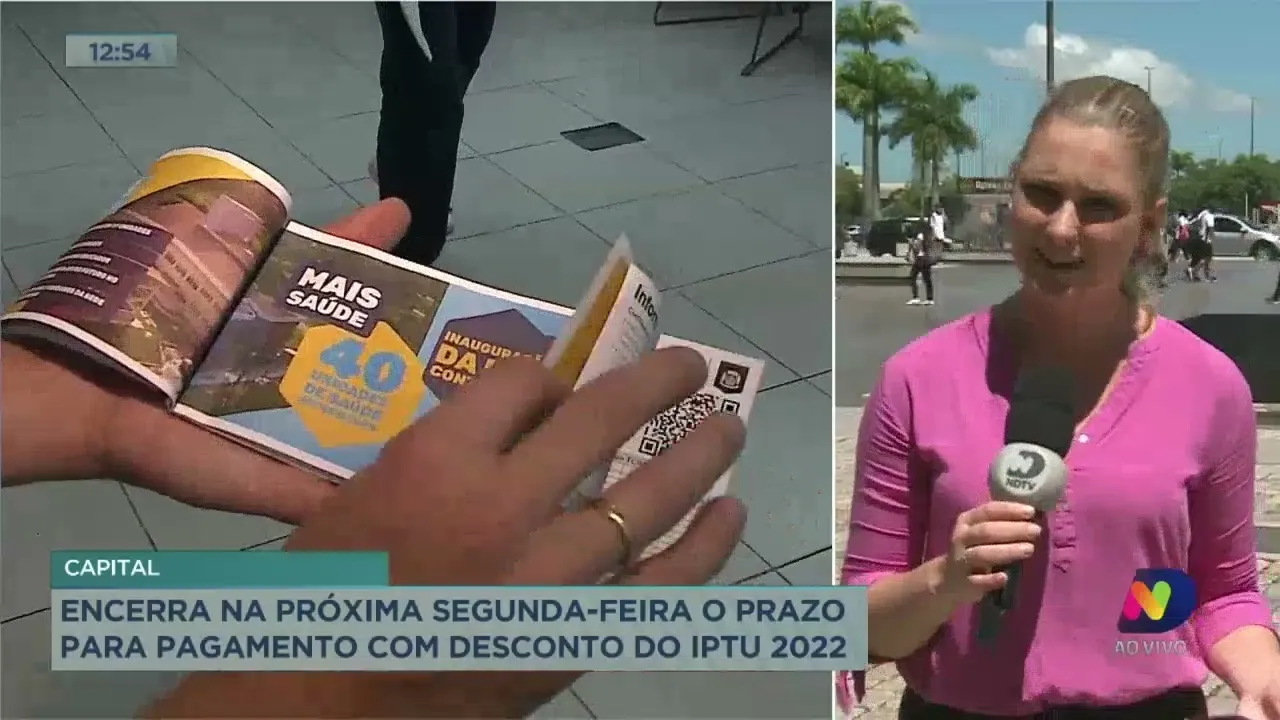 Encerra na próxima segunda-feira o prazo para pagamento com desconto do IPTU 2022