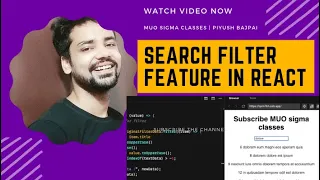 Search Filter React Tutorial Search Bar in React