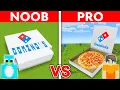 Lagu NOOB vs PRO: DOMINO'S PIZZA House Build Challenge in Minecraft