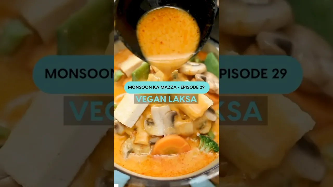 Malaysian Noodle Soup.. Absolute treat for vegans.. #shorts #youtubeshorts #monsoonrecipes