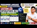 Programming Languages AKTU Logical Operators Assignment Operators in C Lecture 9 ACS101