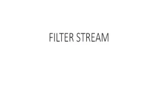 JAVA - FilterStream