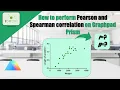 How to Perform Pearson and Spearman Correlation Using GraphPad