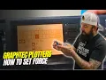Graphtec Plotters How To Set Your Force Conditions