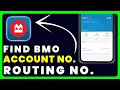How to Find Account Number and Routing Number on BMO App