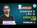 Expected Sum Codechef Starters 71 Div2 Problem D Solution