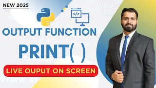print Function in Python Explained Master Output in 5 Minutes Python for Beginners 2025