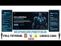 How to Build a Responsive Modern Portfolio Website Using HTML CSS JavaScript Full Tutorial 2025