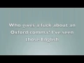 Vampire Weekend - Oxford Comma (Lyrics)