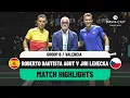 Roberto Bautista Agut v Jiri Lehecka Highlights Spain v Czechia Davis Cup 2024 Finals Group Stage