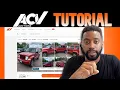 ACV Auctions Tutorial For Beginners Dealer Auction Tutorial