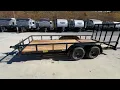 2023 Big Tex Trailers 60PI 6 5X16 Tube Top Landscape Utility Trailer 7000 GVW