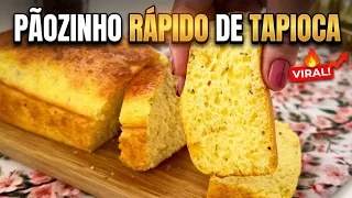 Misturei TAPIOCA com isso e fiz um Pão rápido Sem Glúten |Receita Sem trigo 