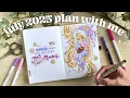 july 2025 bullet journal plan with me bullet journal inspiration and ideas ft Teddy Blake