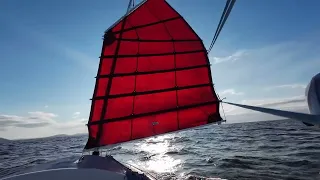 S4E25 Sailing from Schull to Kinsale Ireland in my Homebuilt 21ft Junk Rigged Sailboat