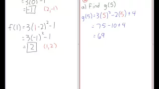 MCR3U - Function Notation