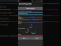circular gradient on material design circular indeterminate progress bar