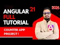 Angular 21 Tutorial in Hindi Counter App Project