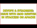 DevOps SysAdmins Issue with mod rewites in htaccess on Apache