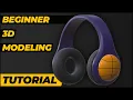 Beginner 3D Modeling Headphone Cinema 4D SubD Surface Modeling Tutorial