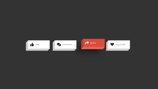 How To Make 3D Button For Website Using HTML And CSS Create Button Hover Effect