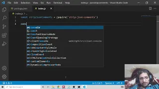 Node js Project to Strip Comments From JSON Using strip-json-comments Library in Javascript
