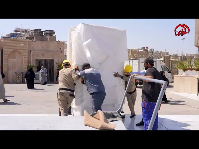 ⁣#شاهد ..القسم الهندسي يسابق الزمن ليقدم افضل سبل الراحة لزائرين الكرام.