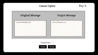How To Make Text Encryption and Decryption Using HTML CSS JS