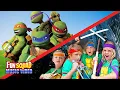 Download Lagu Ninja Turtles Fun Squad Music Video! (Side by Side Comparison)