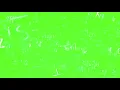 Math Equations Chalk screen green