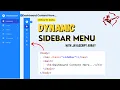 Submenu Logic Active States Sidebar Menu Masterclass