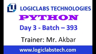 Python Day 3 Batch - 393
