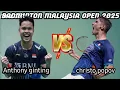 Download Lagu Anthony Sinisuka Ginting [Ina] vs Christo popov [fra] | mens singles | #badminton