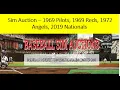 APBA Sim Auction - 1969 Pilots 1969 Reds 1972 Angels 2019 Nationals