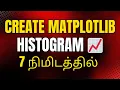Matplotlib Tutorial in Tamil Create Histogram Using Python