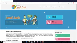 0A Introduction to Computer Programming with Small Basic Installation