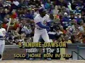 Andre Dawson slugs 2 HRs then gets pranked