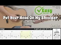 Download Lagu Put Your Head On My Shoulder (Easy Version) - Paul Anka | Fingerstyle Guitar | TAB + Chords + Lyrics