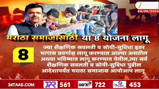 cm devendra fadnavis announced facility to maratha reservation 8 