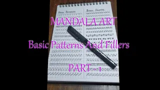 Mandala Art Basic Fillers and Patterns Part 1