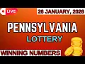 Pennsylvania Day Lottery Results For - 26 Jan 2026
