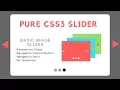 CSS Slider Image Slider with controls using CSS3 Only
