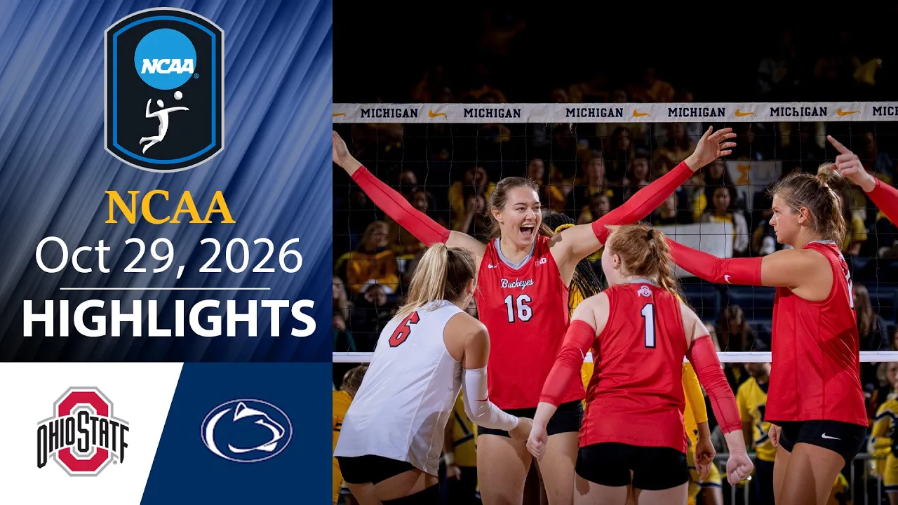 Ohio State vs Penn State Highlights Oct 29, 2026 | NCAA Women's Volleyball 2026