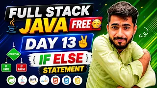 Full Stack Java Free Day 13 - IF ELSE in Java aadiandjava 2 0