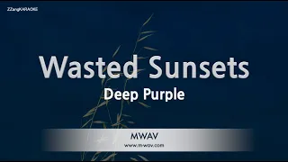 deep purple wasted sunsets melody karaoke version 