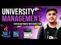 University Management System Connecting our project with database Java Project