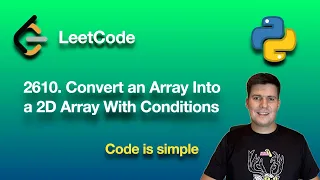 LeetCode 2610 Convert an Array Into a 2D Array With Conditions python