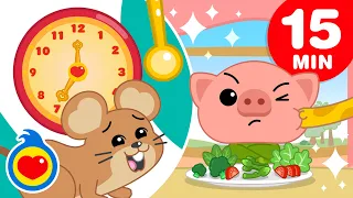 hickory dickory dock de animales y m s canciones infantiles divertidas 15 min plim plim