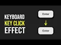 Keyboard Key Animation in Just 5 Minutes